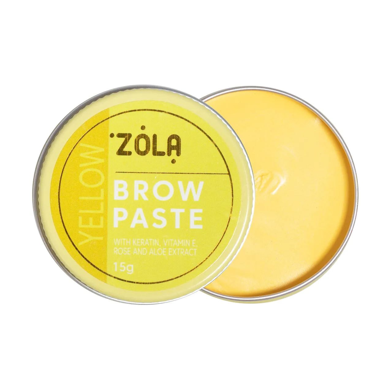 Контурна паста для брів Zola Brow Paste Жовта, 15 г